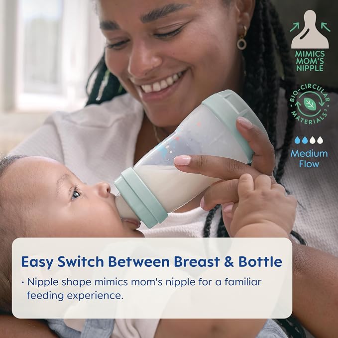 MAM 9oz Easy Start Anti-Colic Baby Bottles, Medium Flow, Breastfeeding-Like - Image 4