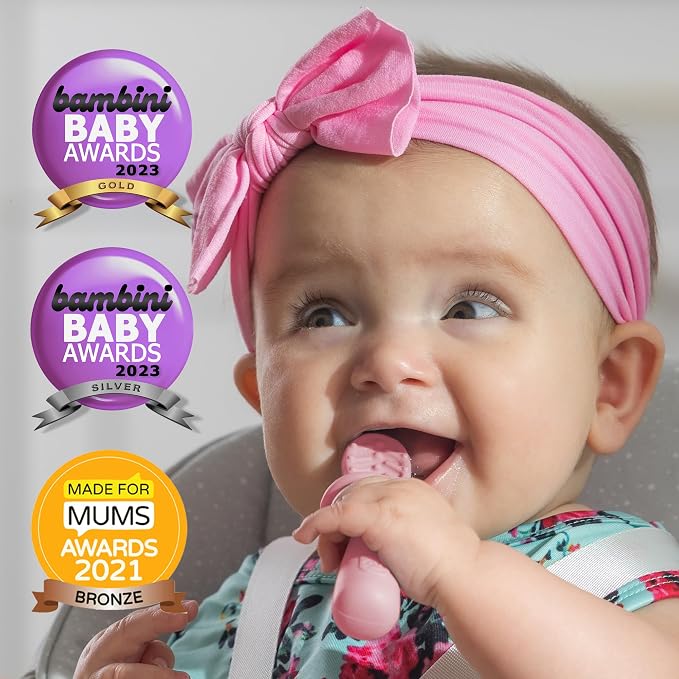 TalkTools ITSY Tiny Silicone Spoons – Twin Pack Soft Silicone Self-Feeding - Image 4