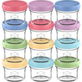 KeaBabies 12pk 4oz Glass Baby Food Containers by KeaBabies