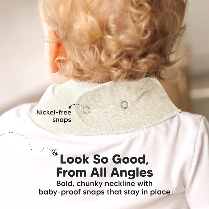 KeaBabies 8-Pack Bandana Bibs for Baby Girls, Boys - Image 8