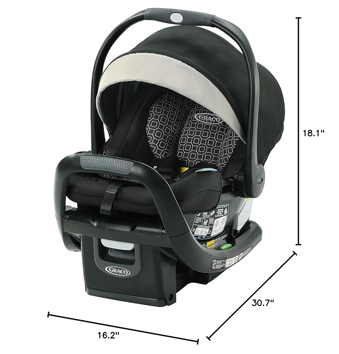 Graco SnugRide SnugFit LX Infant Car Seat, Baby Car Seat - Image 6