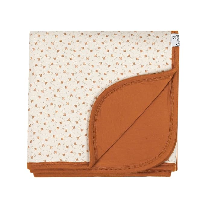 Copper Pearl Hunnie's Breathable Cozy Three-Layer Baby Blanket: Toddler Quilt by CopperPearl
