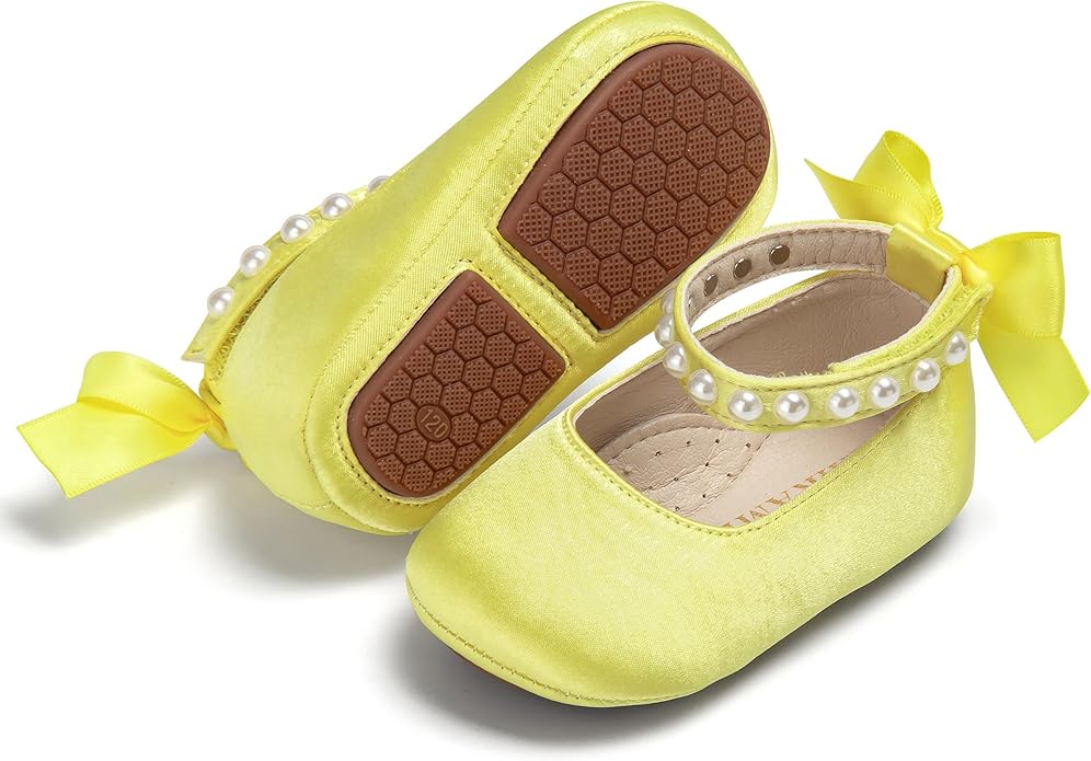 Baby Girls Mary Jane Flats by PHIRAMIN