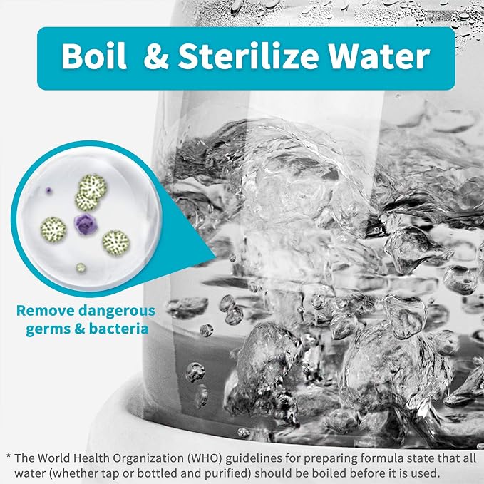 Baby Water Kettle- One Button Boil Cool Down and Keep Warm at Perfect - Image 5