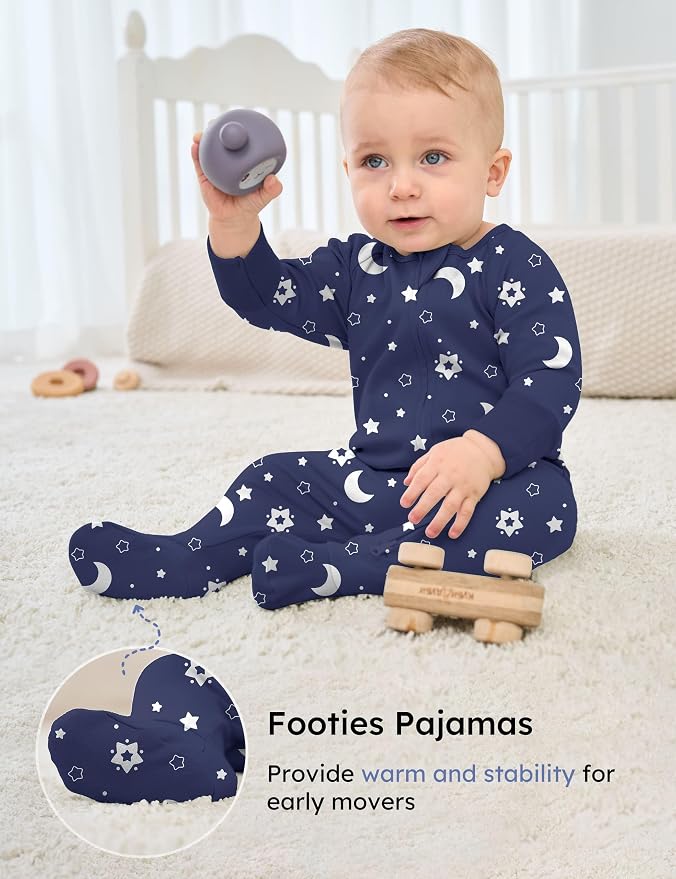 Yoofoss Baby Pajamas 100% Cotton Baby Sleepers - Image 5