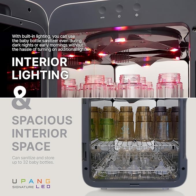 Signature UV LED Waterless Baby Bottle Sanitizer Large Capacity UV All-in-One - Image 6
