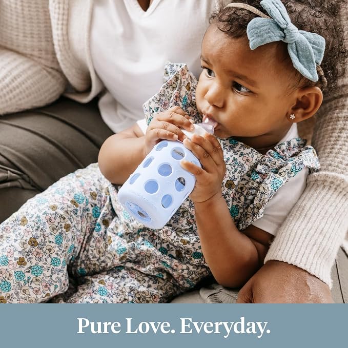 Lifefactory 4-Ounce BPA-Free Glass Baby Bottle - Image 5