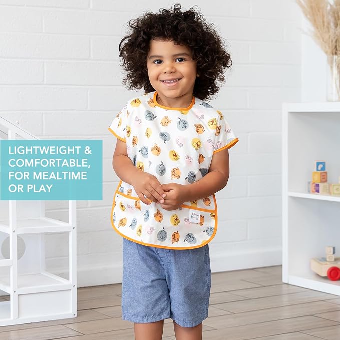 Bumkins Bibs - Toddler Bibs, Waterproof, Large - Image 4