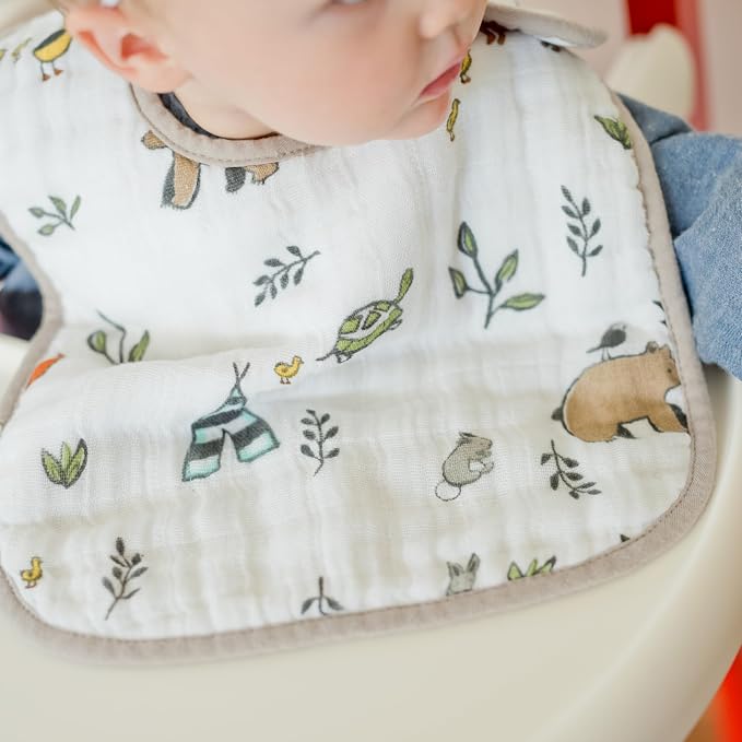 Little Unicorn Premium Classic Bib 3 pack | Adjustable as baby grows | Soft - Image 7