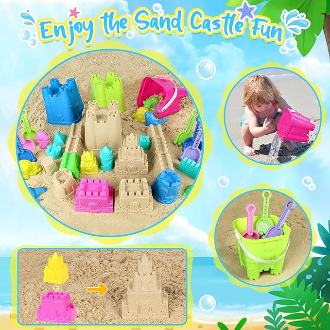 Beach Toys for Toddlers, Sand Castle Toys - Image 4