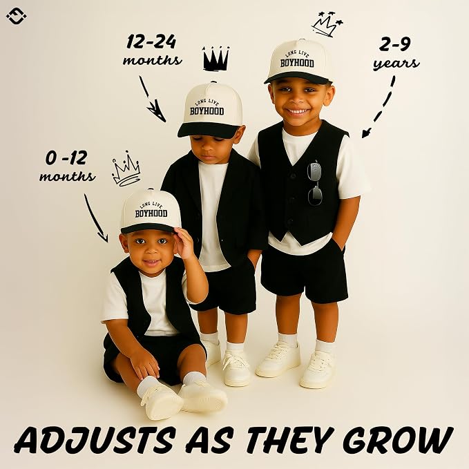 Funky Junque Premium Kids Trucker Hat Vintage Snapback Baseball Cap - Image 3