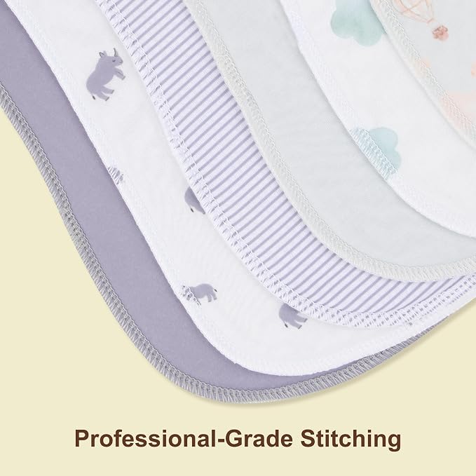 2-in-1 Burp Cloths and Baby Bibs - Image 3