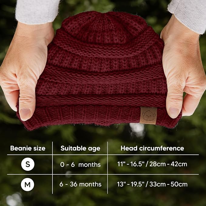 3-Pack Baby Beanies for Boys, Girls - Image 5