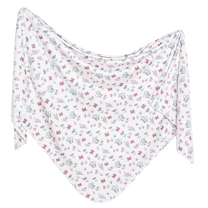 Copper Pearl Large Premium Knit Baby Swaddle Receiving Blanket Minnie Mouse's by CopperPearl