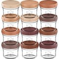KeaBabies 12pk 4oz Glass Baby Food Containers by KeaBabies