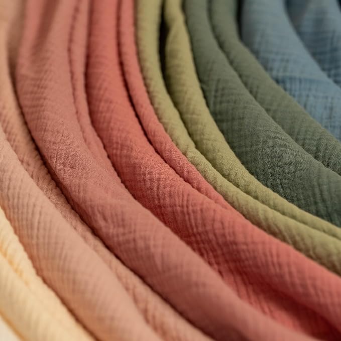 Muslin Receiving Blankets, Neutral Blanket Swaddling - Image 4