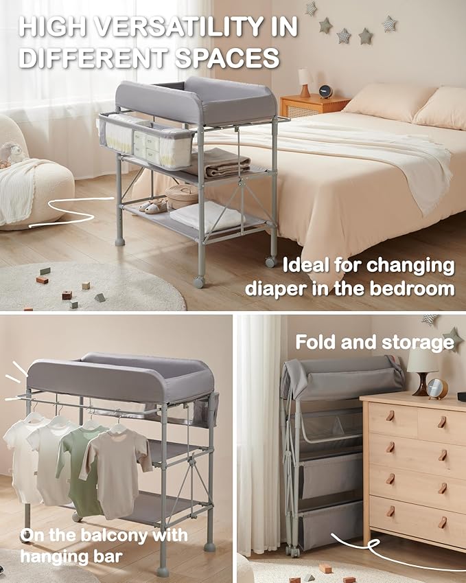 BEKA Diaper Changing Station, Portable Changing Table - Image 5