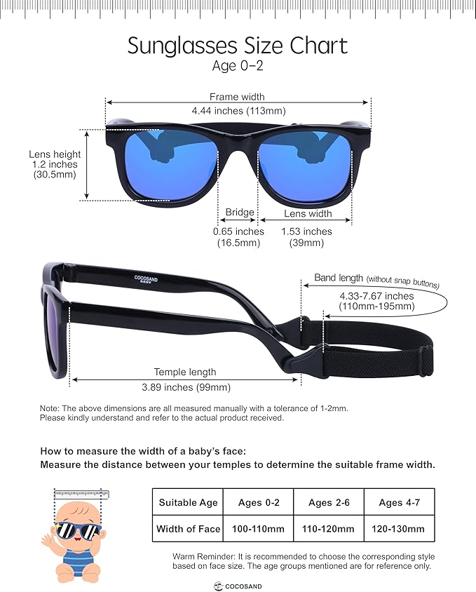 COCOSAND Flexible Baby Sunglasses - Image 5