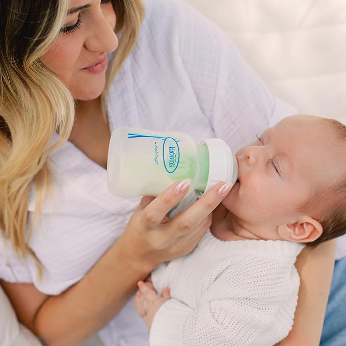 Dr. Brown's Natural Flow Anti-Colic Options+ Wide-Neck Glass Baby Bottles 5 - Image 8