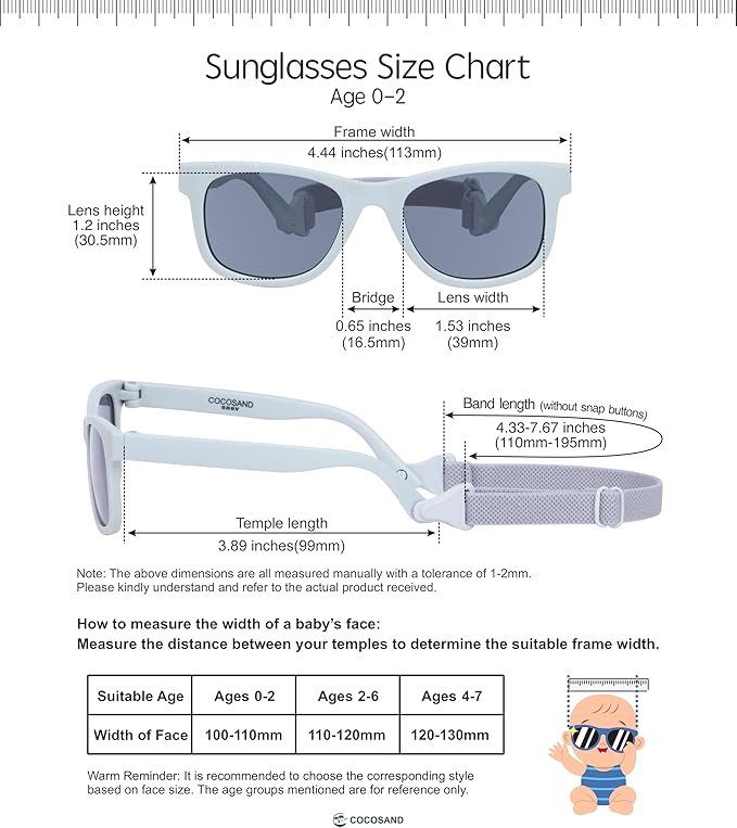COCOSAND Flexible Baby Sunglasses - Image 5