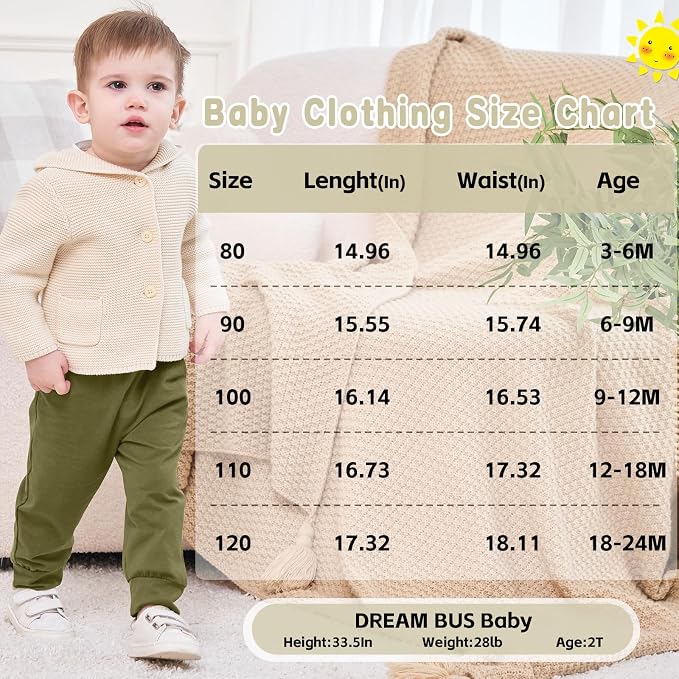 DREAM BUS Pack of 3 Toddler Jogger Pants - Image 6