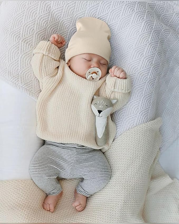 DRESHOW BQUBO 6 Pack Baby Newborn Hats Set - Image 4