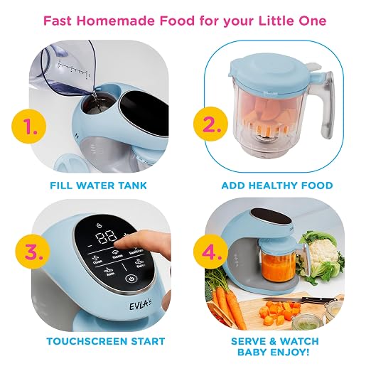 EVLA'S Baby Food Maker, Baby Food Processor - Image 5