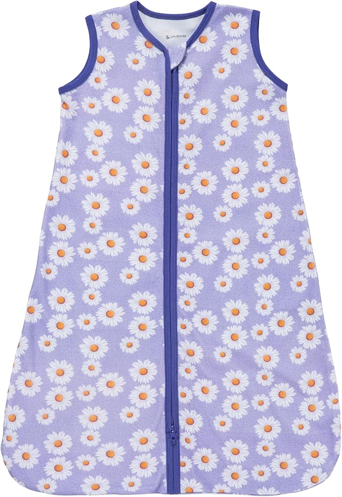 LollyBanks Baby Sleep Sack, 100% Cotton Wearable Blanket 2-Way Zipper Sleep by LollyBanks