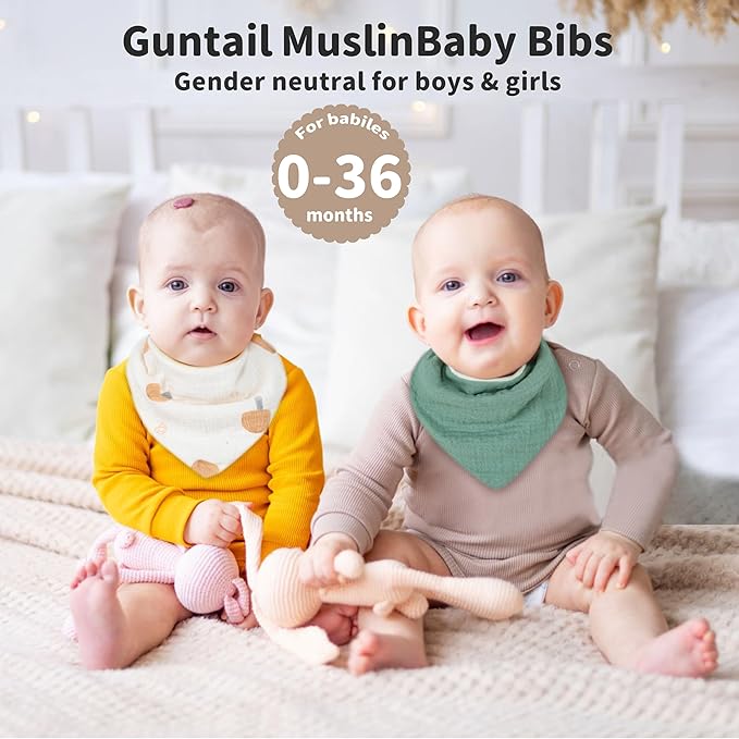 Magnetic Bandana Drool Bibs 6-pack - Image 2