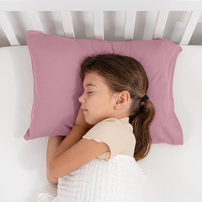 Comfy Cubs Toddler Pillow with Cotton Pillowcase, 13 x 18 in - Image 2
