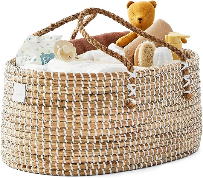 BEBE BASK Premium Baby Diaper Caddy Organizer by BEBEBASK%C2%AE