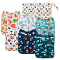 Babygoal Cloth Diaper Covers 6 Pack+Wet Bag by babygoal