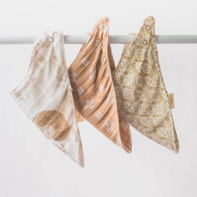 Crane Baby Soft Muslin Bandana Bibs - Image 5