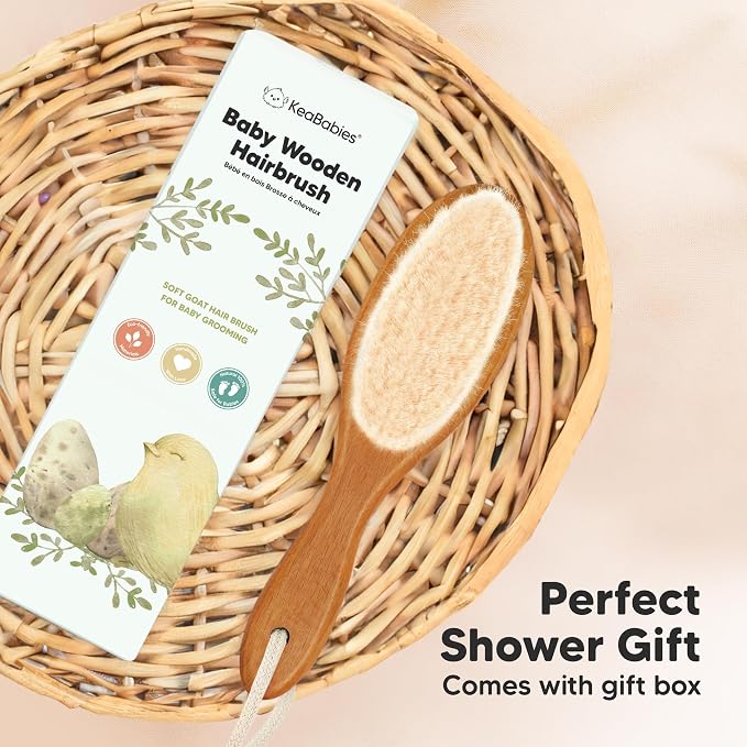 Wooden Baby Hair Brush - Image 9