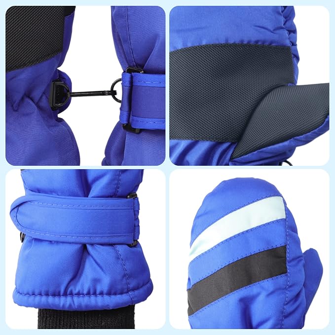 F Flammi Toddler Kids Snow Mittens - Image 3