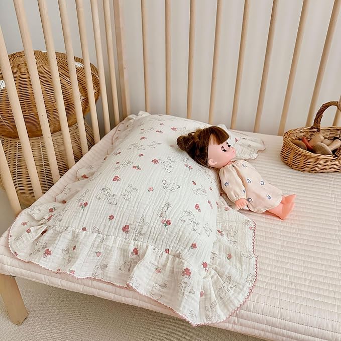AOJIM Muslin Cotton Kids Toddler Pillowcase - Image 2