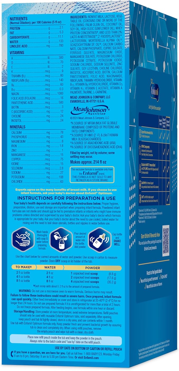 Enfamil Optimum, Our Closest Formula to Breast Milk, Immune-Supporting - Image 14