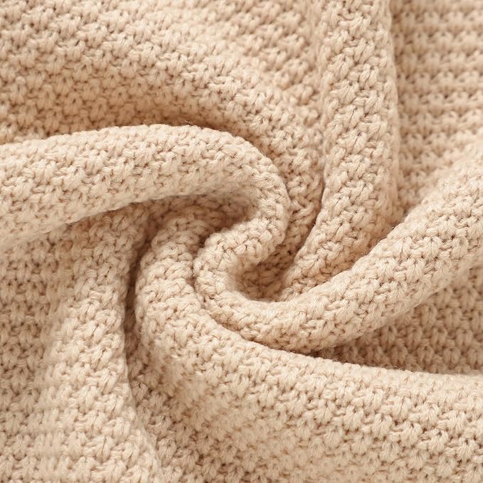 Neiwech Baby Blanket Knit Cozy Soft Lightweight Crib Stroller Nursery Receiving - Image 6