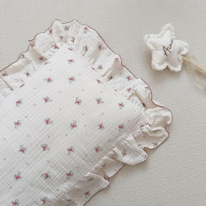 BuLuTu Toddler Pillowcase Cotton Muslin Kids Pillow Cases - Image 5
