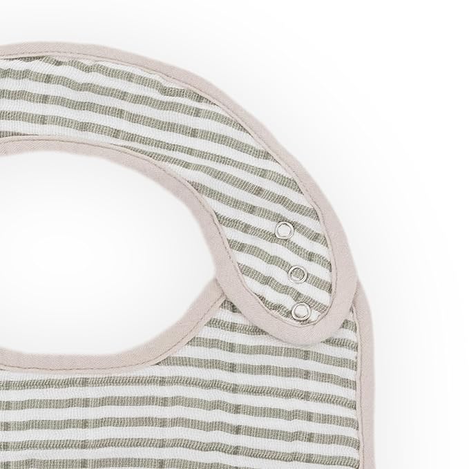 Little Unicorn Premium Classic Bib 3 pack | Adjustable as baby grows | Soft - Image 9