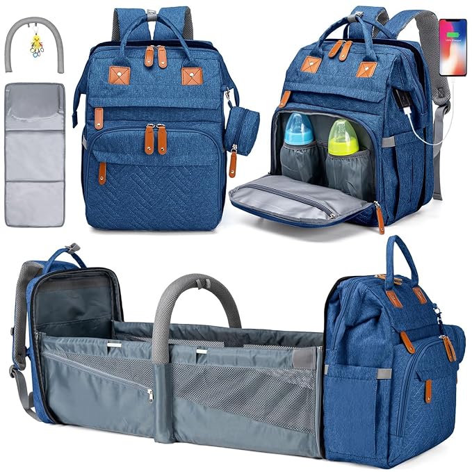 KABAQOO Diaper Bag Backpack by KABAQOO