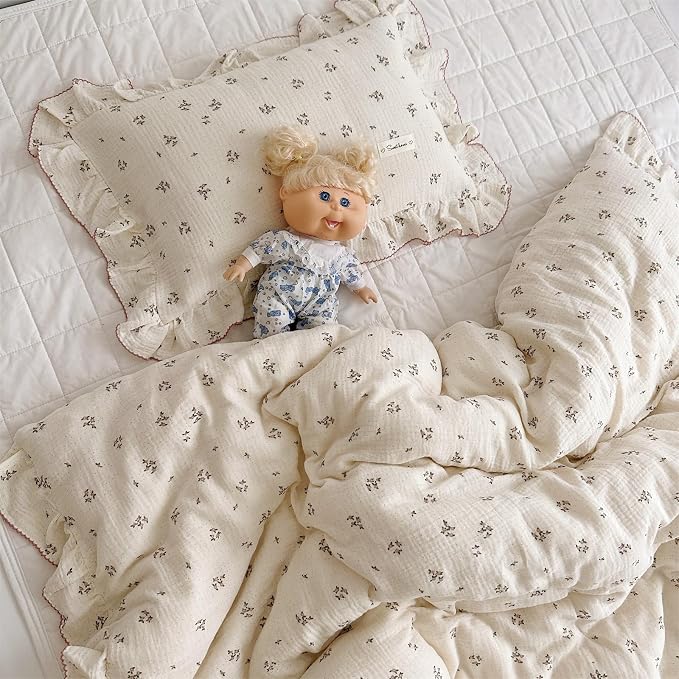 AOJIM Cotton Muslin Kids Toddler Pillowcase - Image 5