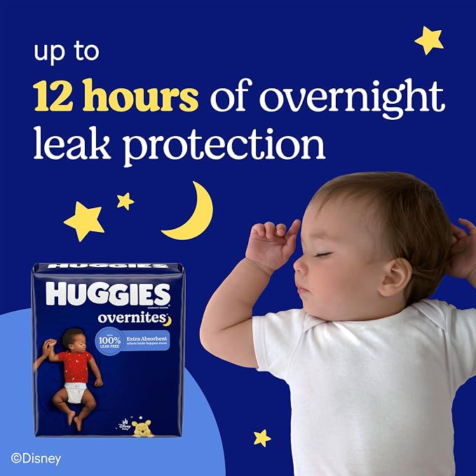 Huggies Size 7 Overnites Baby Diapers: Overnight Diapers, Size 7, 60 Ct - Image 7