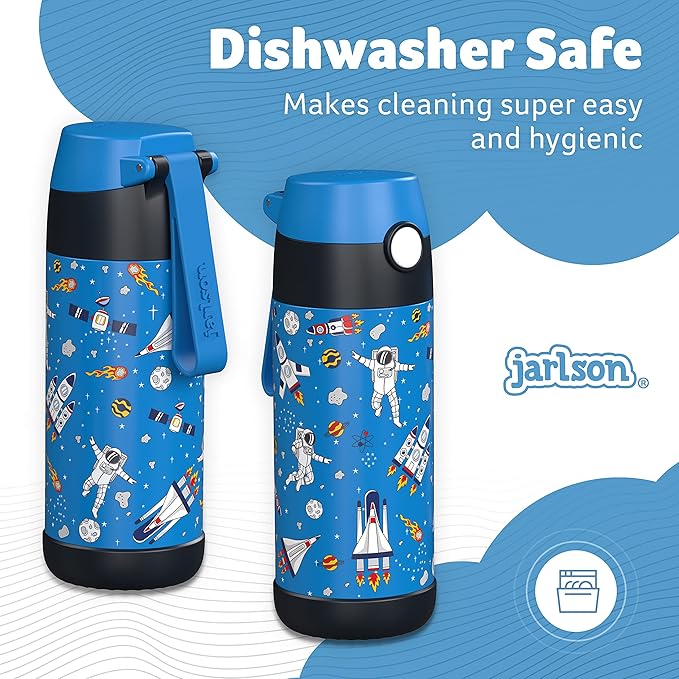 Jarlson® Mali Children's Water Bottle, Thermal Stainless Steel Water Bottle - Image 4