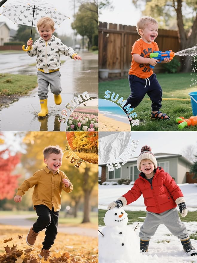 3 Pack Fleece Toddler Boys Sweatpants Kids Joggers Soft Cotton Toddler Boys - Image 5