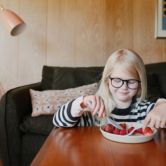 mushie Round Dinnerware Plates for Kids | Made in Denmark - Image 5