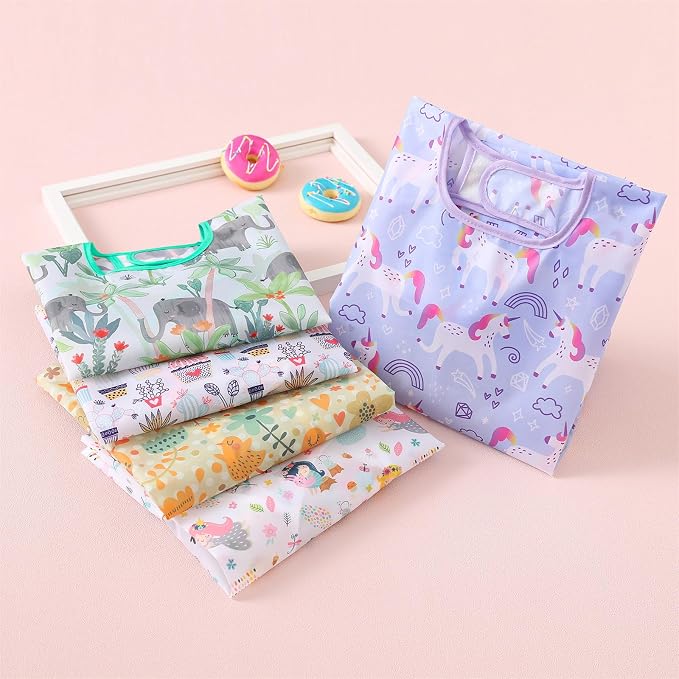 Long Sleeved Bibs, Lightweight Waterproof Shirt Bibs - Image 4
