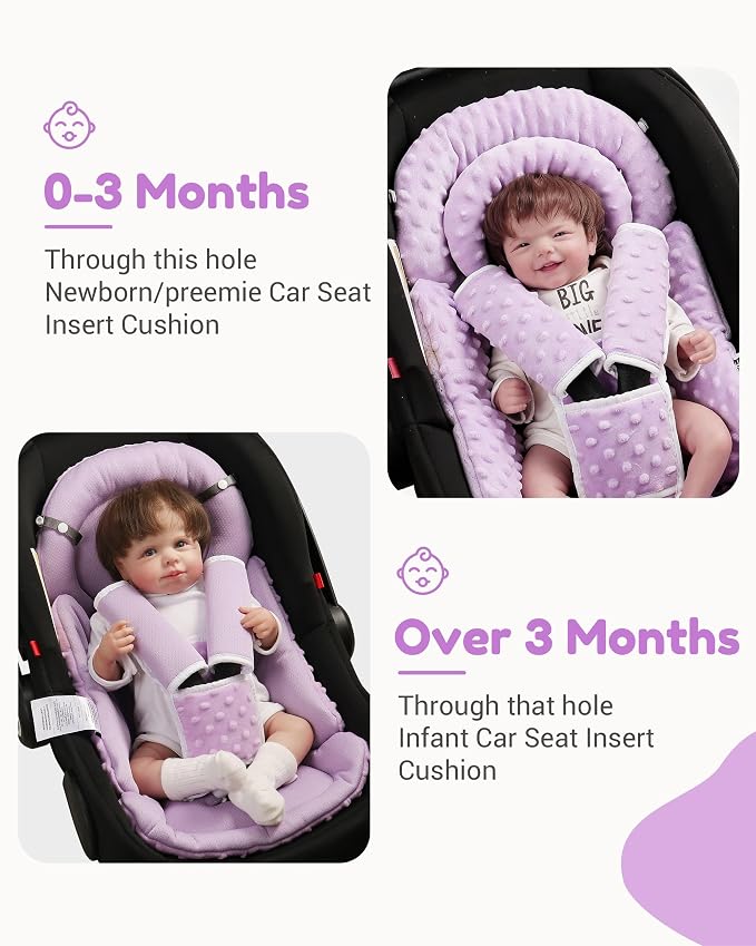 Infant Car Seat Insert with Removable Cushion - Image 3