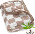 Ultra Soft Muslin Baby Blanket Neutral Versatile 6 Layers Swaddle and Bed by BEILIMU
