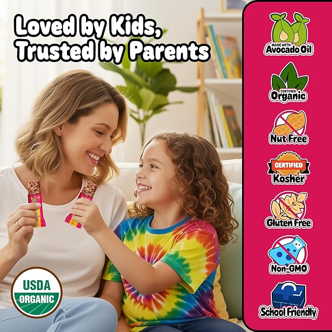 Snakkidz Organic Chewy Granola Bar, Allergen Free, Made - Image 3